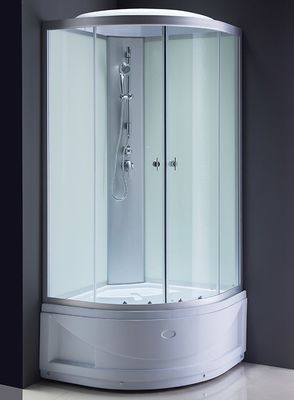 Vách tắm kính 4mm màu trắng 800 × 800 × 2150mm