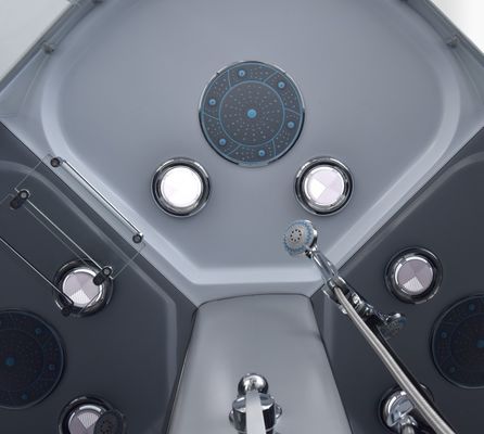 Vách tắm vòi sen 6mm 900x900x1900mm đen
