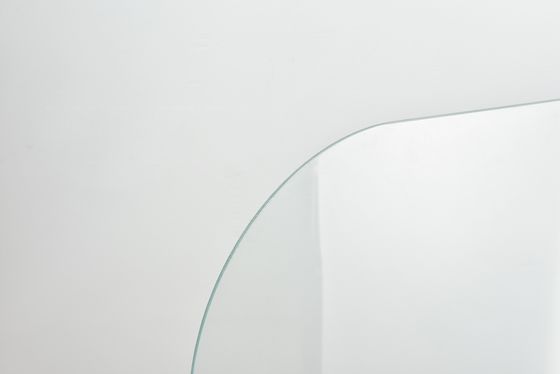 Màn hình tắm Pivot 55''X47 '' Khung nhôm kính màu bạc trong suốt 6mm