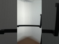 6mm kính rào hẹp với khung nhôm cho phòng tắm hiện đại và phong cách