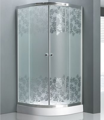 5mm Góc tự chứa buồng tắm điện Kính trong suốt