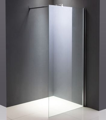 Cửa tắm kính trượt 8mm Khung có thể điều chỉnh Chrome 900x2000mm
